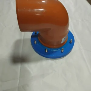 Фланцевое соединение под 90* трубы 110мм