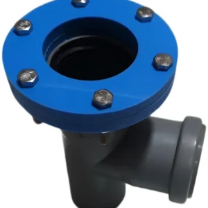 Тройник канализационный с фланцевым соединением, 40 мм