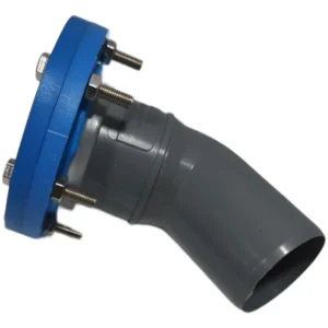 Фланцевое соединение под 45* для канализационной трубы 50мм